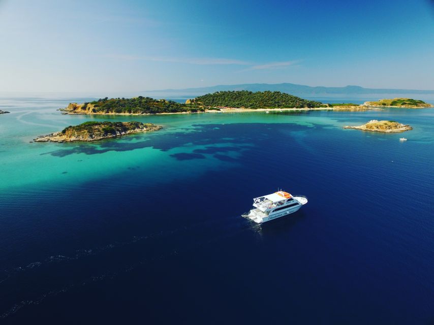 Mount Athos Glassbottom Cruise with Ammouliani Island visit - Ammouliani Island for 1.5 hours: swimming time, plus lunch reality