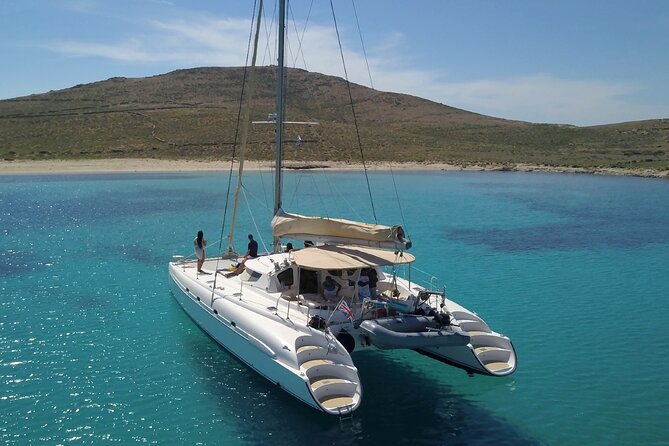 Mykonos Catamaran Premium Day-Sunset Tours 8-flavor Meal & Drinks - Stop 2 at Delos: The Sacred Island View, Only When Seas Are Calm