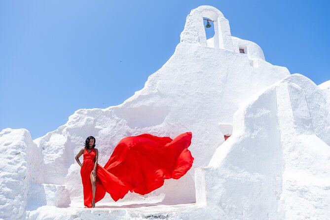 Mykonos: Flying Dress Photoshoot - Key Points That Make This Shoot Work