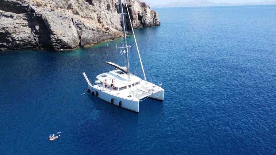 Mykonos: Full-Day Catamaran Cruise with Fresh Lunch - Swim, Snorkel, and Paddleboard: Making Water Time Work