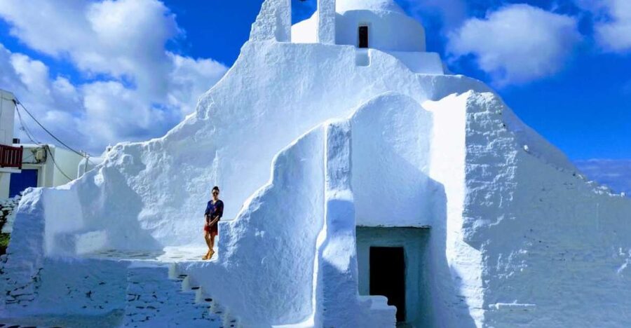 Mykonos: Full-Day Sightseeing Tour with Lunch - Agios Ioannis and the high road toward island panoramas