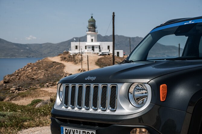 Mykonos Hidden Spots Jeep Guided Private Tour - Secluded beaches where swimming feels normal: Merchia, Loulos, Kalafati, Fokos, and more