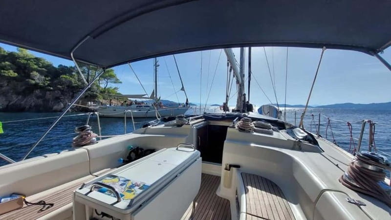 Mykonos: Island Beaches Sailing Tour with Lunch and Transfer - The South Coast View: Ornos to Elia, in One Motion
