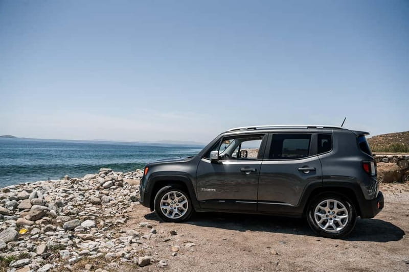 Mykonos: Private Island Tour with local guide -Jeep Renegade - Ano Mera and the Panagia Tourliani Monastery stop that slows you down