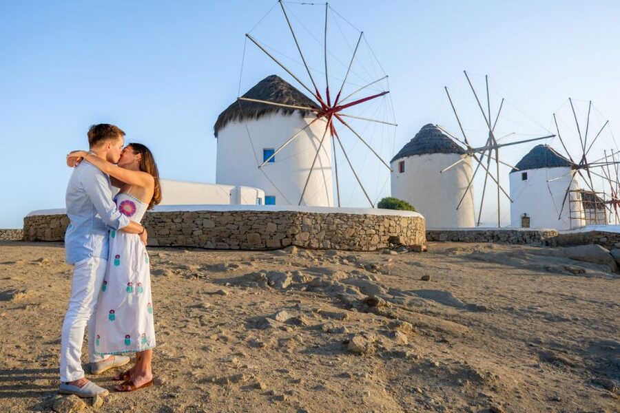 Mykonos Private Photoshoot - Little Venice and the Cycladic look that photographs instantly
