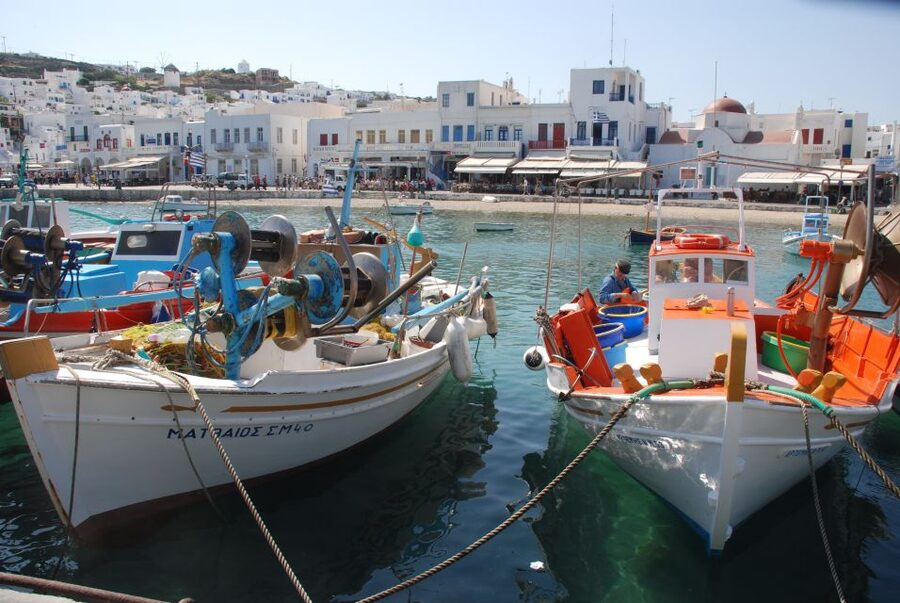Mykonos Shore Excursion: City & Island Tour - Bus Loop: Saint Stefanos Beach, a Panorama Stop, and Photo Time
