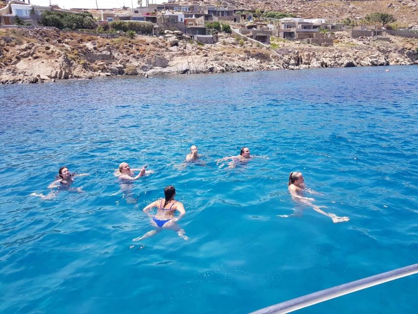 Mykonos: South Beaches Cruise - Stop two, Super Paradise: swimming time plus a real BBQ lunch