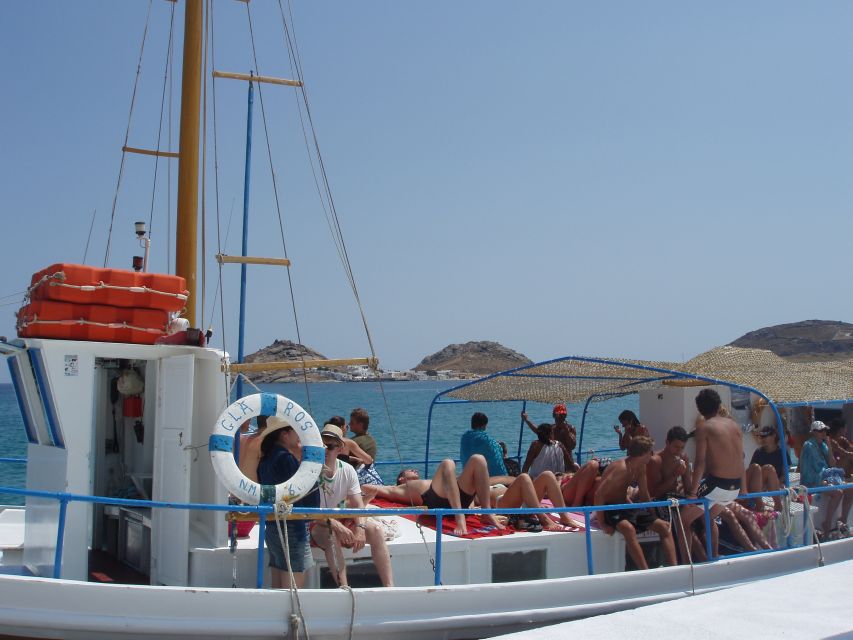 Mykonos: South Coast Cruise - Frangias Beach: Picnic by the Water and Snorkeling Time