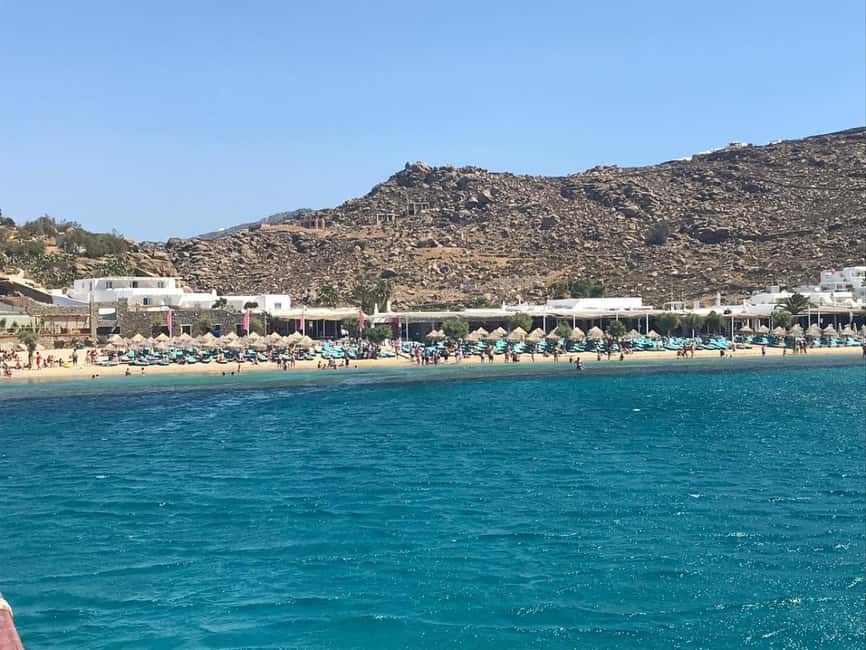 Mykonos: Sunset Sail Cruise to Rhenia, Beach Hopping, Dinner - Sunset sailing: how the timing works in real life