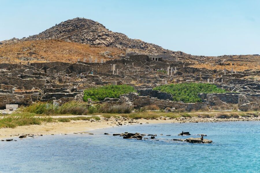 Mykonos Town: Archaeological Site of Delos Guided Day Trip - The guided walk: House of Dionysus to Theater of Delos