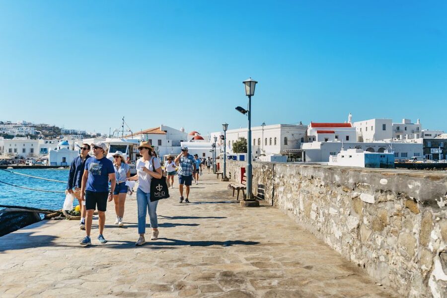 Mykonos Town: Archaeological Site of Delos Guided Day Trip - Boat ride comfort, crowds, and sun smarts