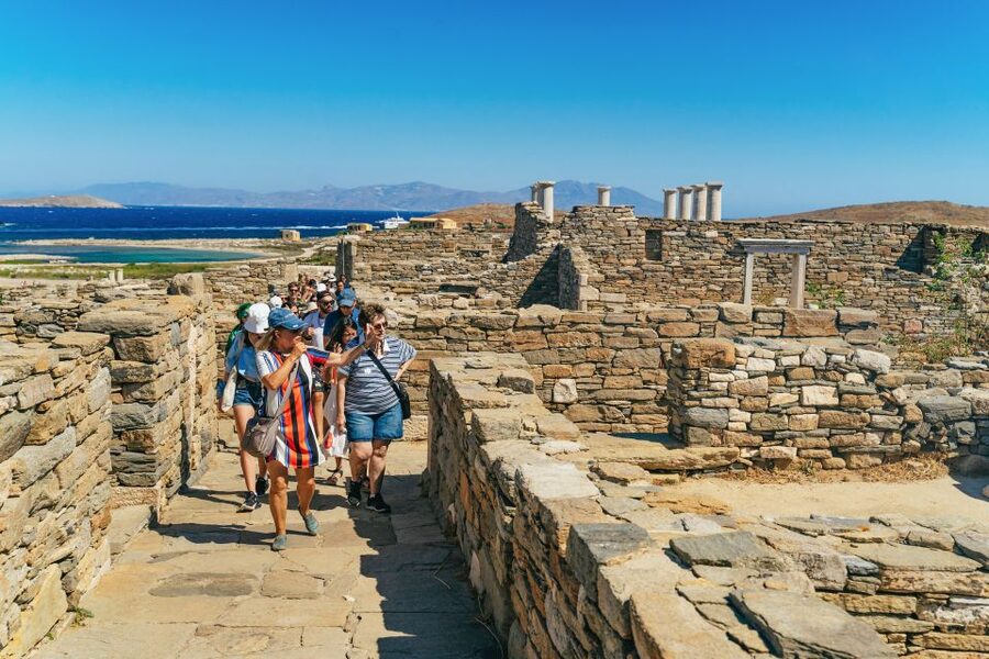 Mykonos Town: Archaeological Site of Delos Guided Day Trip - Getting from Mykonos Town to Delos by ferry