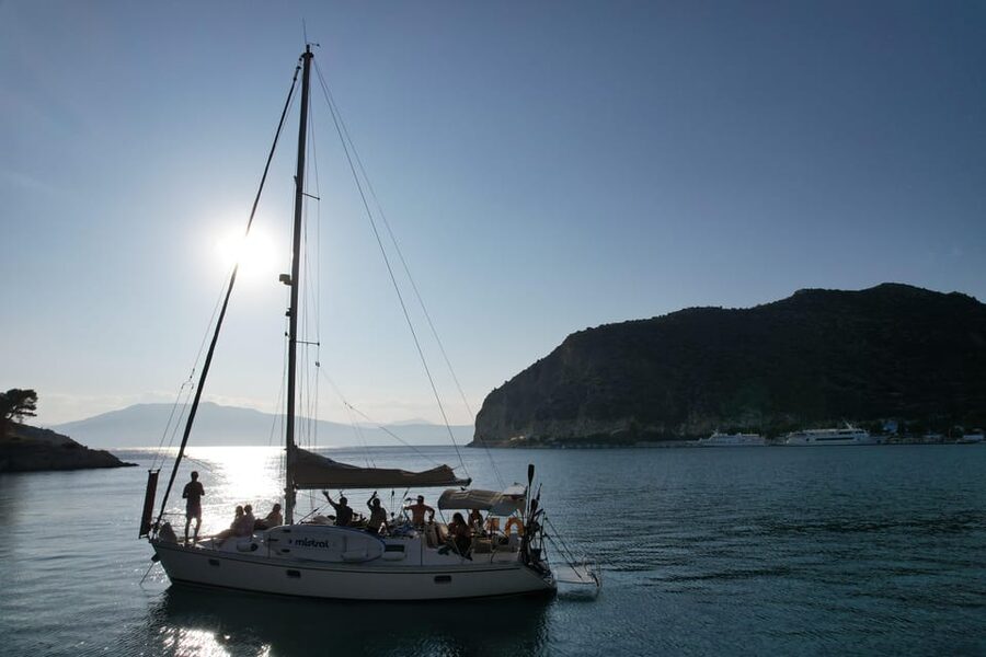 Nafplio Sun Sail Cruises | Semi-Private Half Day | Full Meal - From Nafplio Old Port to the Argolic Gulf: the tone of the day