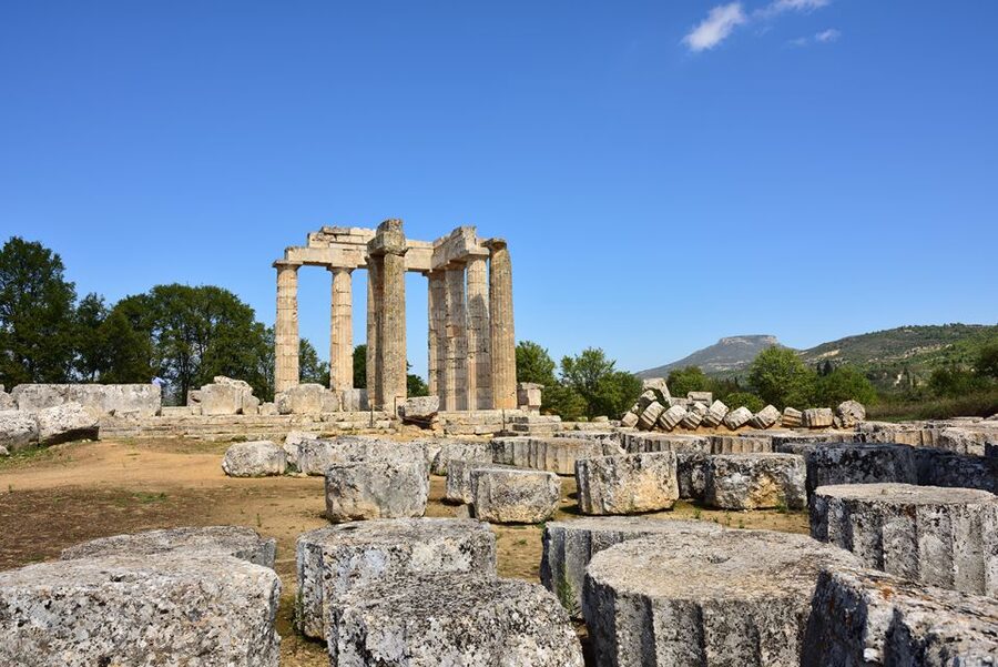 Nafplion: Nemea Vineyards Wine Tour - Ancient Nemea stadium and Temple of Zeus views