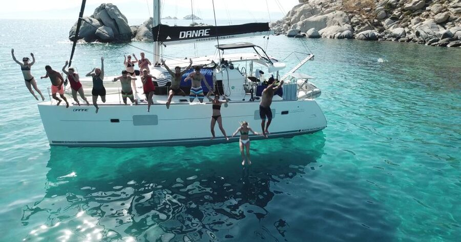 Naxos: Catamaran Cruise with Swim Stops, Food, and Drinks - Snorkeling Equipment Provided, Plus Real Comfort Choices
