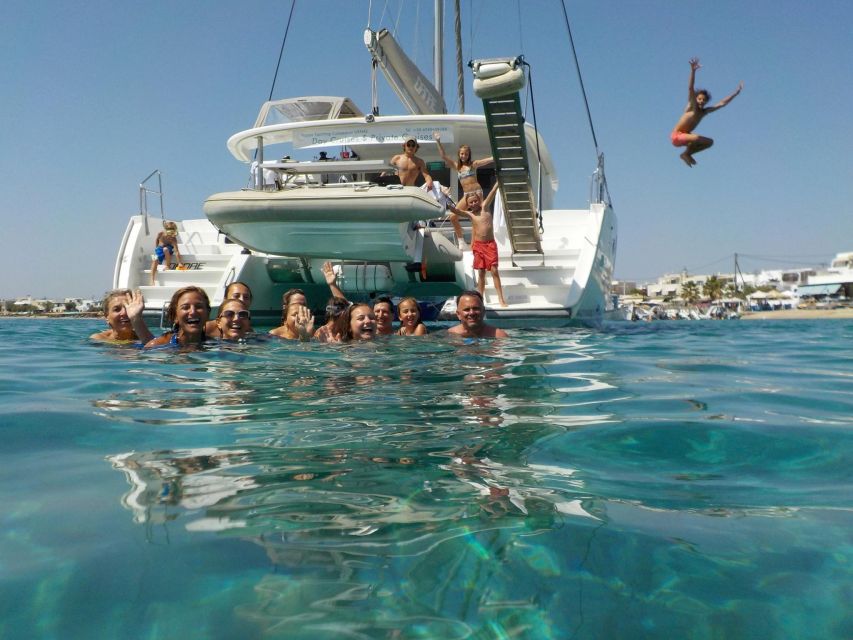 Naxos: Catamaran Cruise with Swim Stops, Food, and Drinks - Crew Hosting Style: Professional, Friendly, and On Your Side