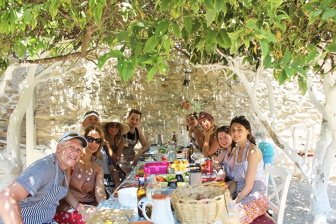 Naxos:Half-day cooking class at Basiliko - Picking Vegetables and Herbs, Then Turning Them Into Dinner
