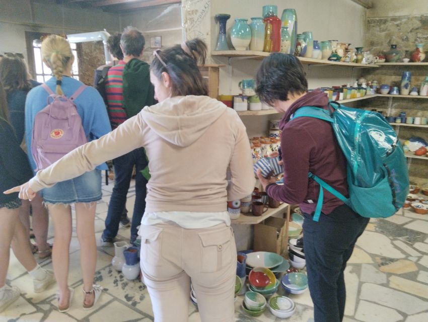 Naxos: Highlights Bus Tour with Free Time for Lunch and Swim - Apiranthos for lunch and views: where the day turns into real village time