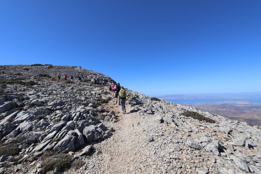 Naxos: Hike to the Top of Mount Zas with a Guide - Traditional picnic payoff: a full meal after the climb