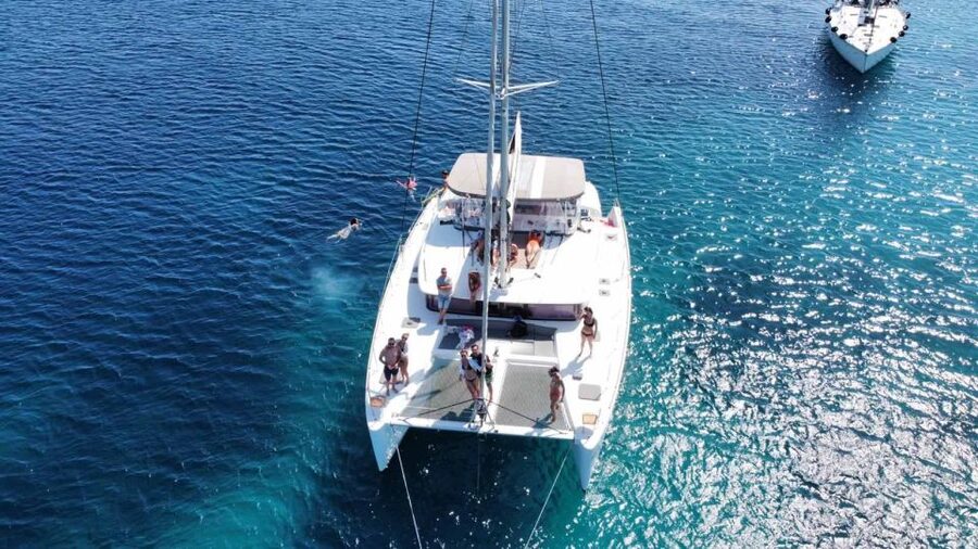 Naxos: Naxos Catamaran Sailing Cruise with Lunch and Drinks - The real win is the swim stops: snorkeling gear and time that doesn’t feel rushed