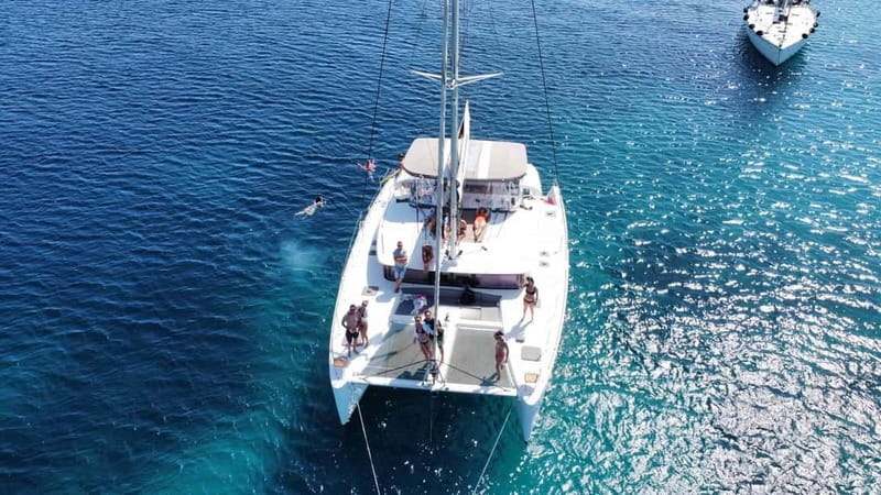 Naxos: Naxos Catamaran Sailing Cruise with Lunch and Drinks - The crew vibe: safety-first, friendly, and not stiff