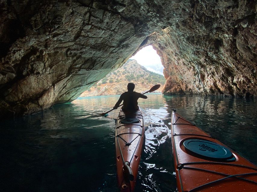 Naxos: Rhina Cave and Coastline Sea Kayaking Tour - Tiny coves, bird stops, and cave timing: the secret sauce