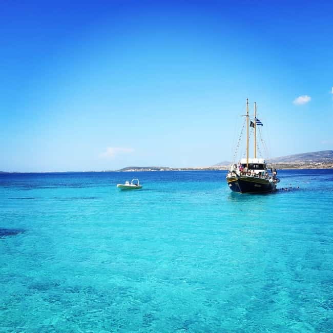 Naxos: Rina Cave-Koufonisi Cruise & Rina Cave Swim with BBQ - The onboard Greek BBQ and drinks you actually look forward to