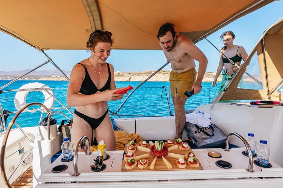 Naxos: Sailing Cruise with Lunch & Drinks - Naxos sailing with real wind, not just a schedule