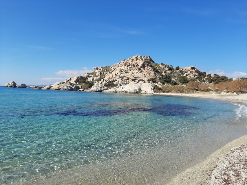 Naxos: South Coast of Naxos with BBQ Lunch - Rina cave swimming: clear water, optional jumping, and real rock awareness