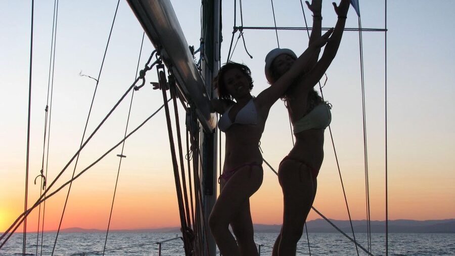 Neos Marmaras: Sunset West Sithonia Islets Sailboat Tour - From the port to Kelyfos Island: how the route usually plays out