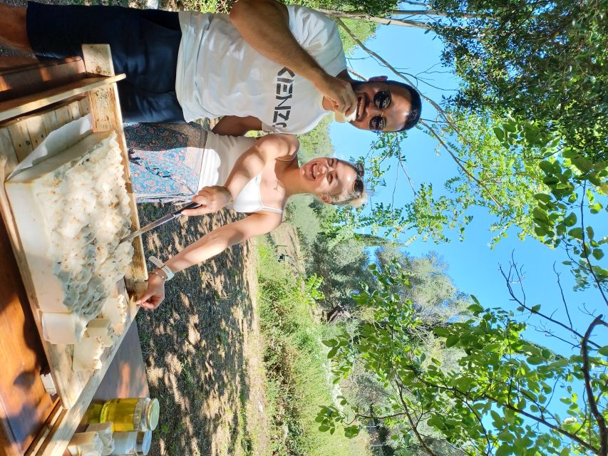 North Corfu: Olive Tour with Olive Oil Tasting and Mezze - Meze in the shade: Corfiot food that fits the tasting