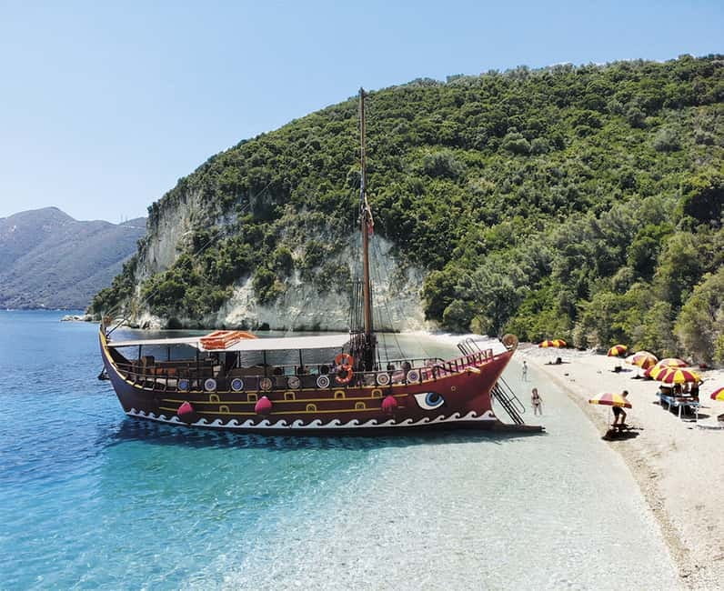 Nydri: Sailing Through History. Daily Cruise with Beach BBQ - Key highlights