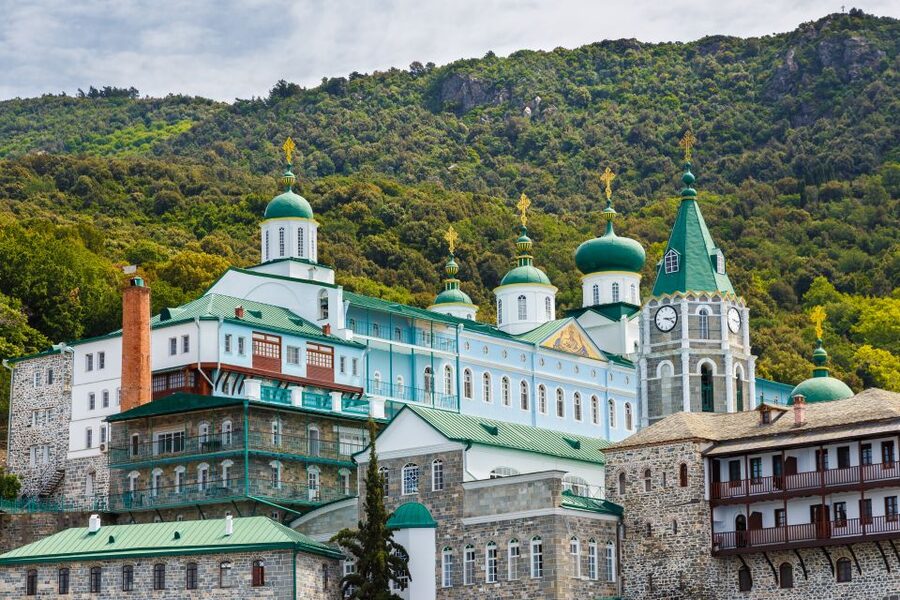 Ouranoupoli: Mount Athos Sightseeing Glass-Bottom Boat Tour - Onboard guide and sound: multi-language help with a small catch