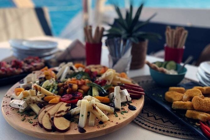Panormo: Luxury Sunset Catamaran Cruise Sushi & Open Bar - Geropotamos Beach Photo Stop: Drinks, Photos, and Sunset in Sight