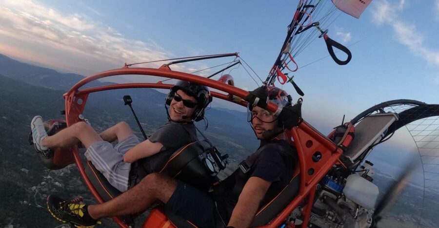 Paratrike Flight over Corfu's West Coast - Finding the Launch Area Near Vatos (And Avoiding the Wrong Road)