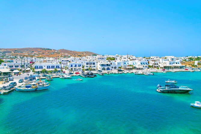 Paros & Antiparos Full-Day Discovery Guided Tour in English - Getting Oriented in Paroikia and Parikia: Frankish Castle, Bougainvillea Alleys, and Church Views