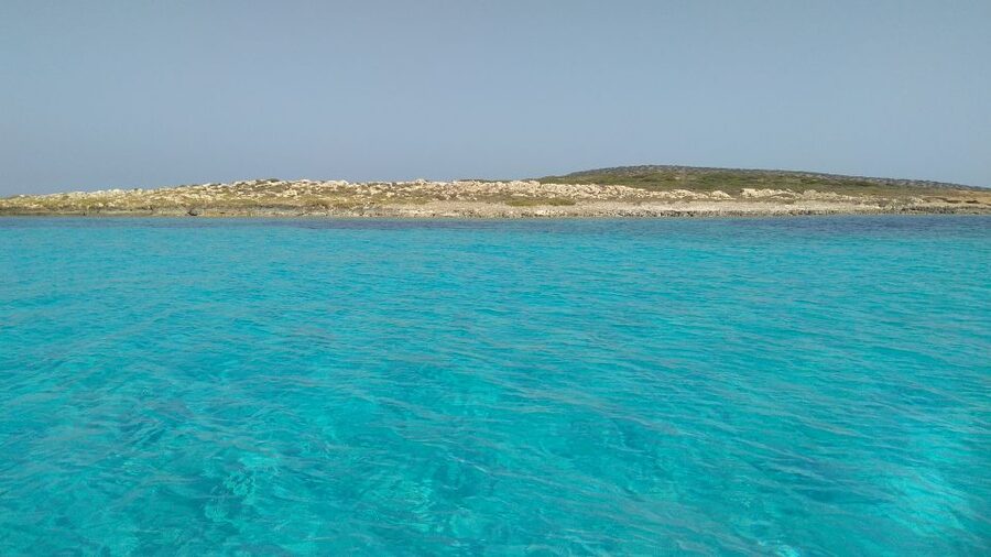 Paros: Antiparos Island and Despotiko Private Boat Trip - Blue Lagoon swim stop: turquoise water and breathing room