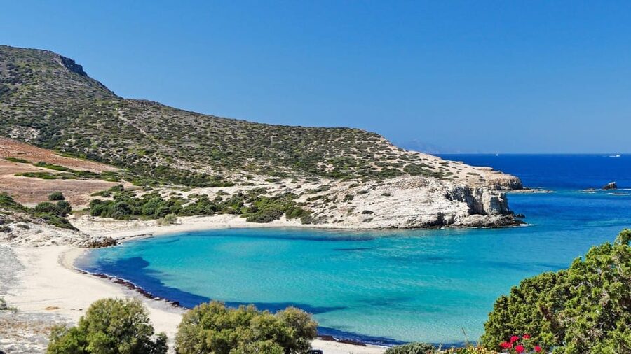 Paros & Antiparos Tour:Ferry ride, Villages & Beaches - Parikia Old Town, Venetian Castle, and the Church Viewpoint