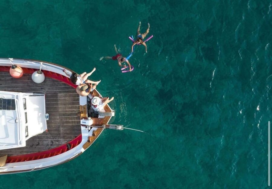 Paros: Highlights Tour with Fishing & Tasting in Naoussa - The finish near Agia Kalli on Analypsi Island