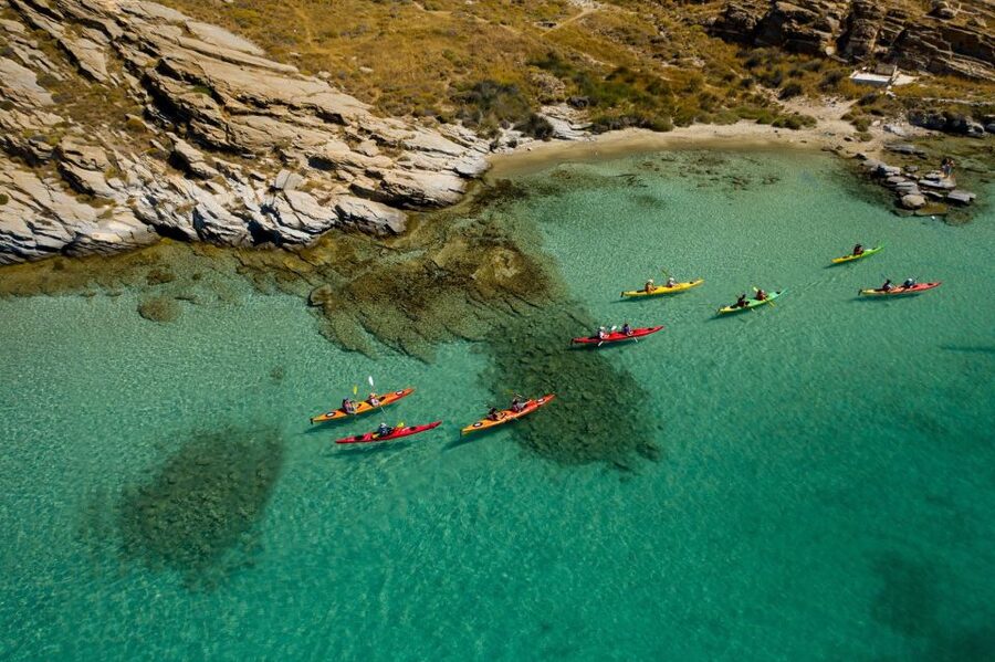 Paros: Sea Kayak Trip with Snorkeling and Snack or Picnic - Stop 1: Swim and Snorkel in the Clear Water Paros Is Known For