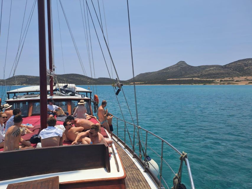 Paros: Traditional Gulet Shared or Private Island Cruise - The day’s route: Antiparos, Despotiko channel views, and Panteronisi Blue Lagoon area