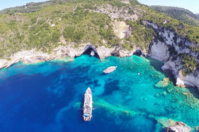 Paxos Antipaxos Blue Caves (Lakka Village) from Corfu - Price and what you get for about $54