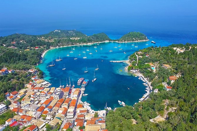 Paxos Antipaxos Blue Caves (Lakka Village) from Corfu - Old Corfu by boat, plus Mon Repos Palace