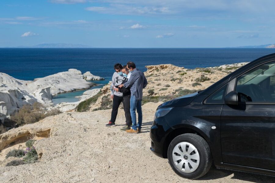 Plaka: Milos Highlights Private Tour with Hotel Pickup - Papafragkas cave beach, what makes it special