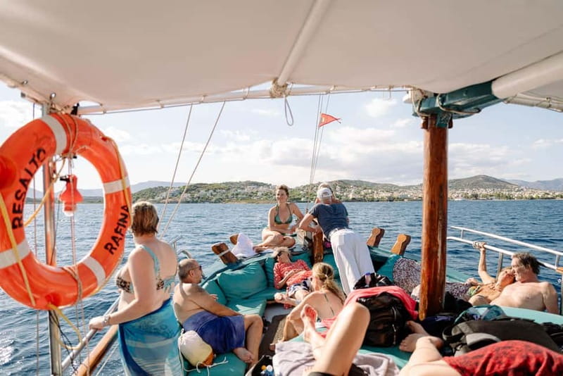 Porto Rafti: Athens East Attica Hidden Gems Cruise - Boarding the traditional wooden boat: comfort, safety, and the real pace