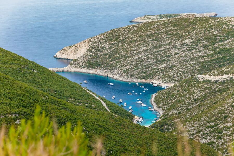 Porto Vromi: Shipwreck, Caves, & White Beach Swimming Cruise - The blue caves route: Sfogio, White Beach, and skillful steering