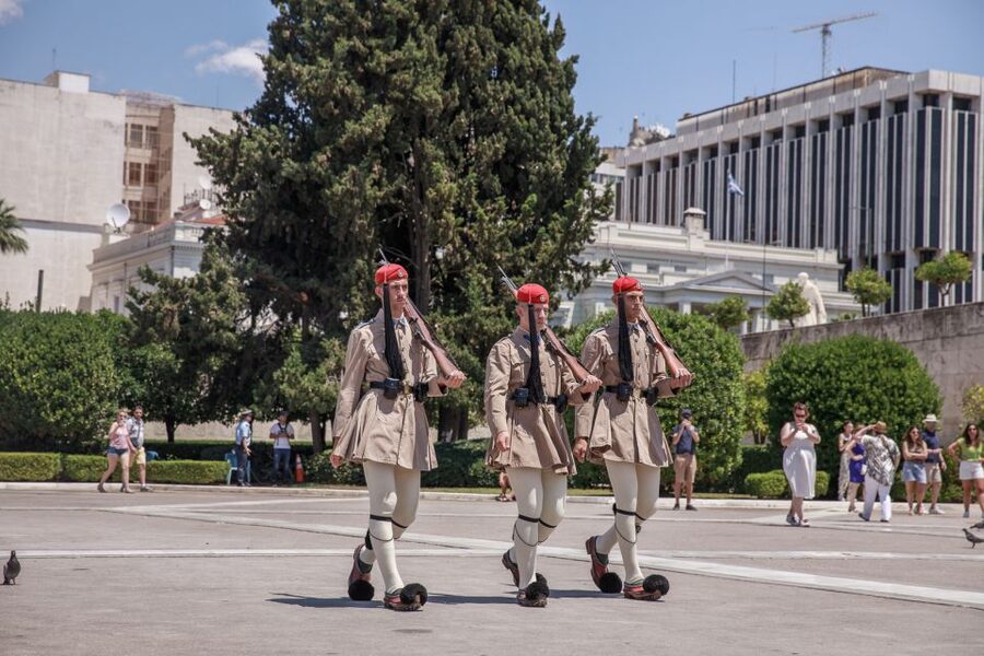 Private Guided Tour: Athens, Acropolis and Acropolis Museum - The changing of the guards, plus a moment that feels very Athens