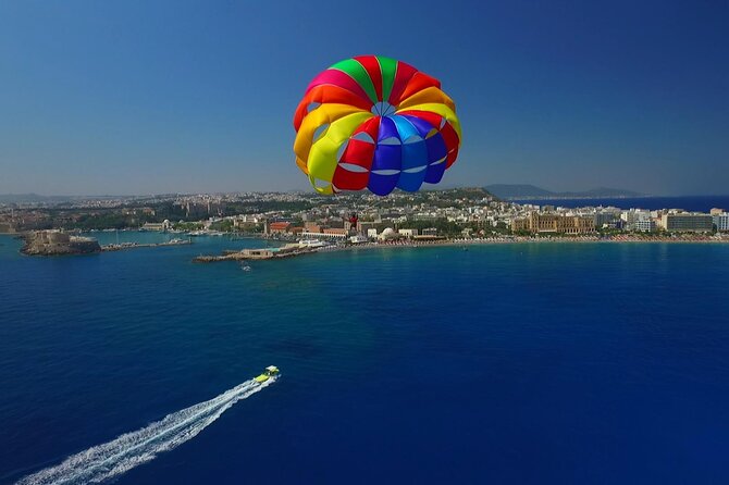 Private Parasailing at Rhodes Elli Beach - Photos Are Extra, and You Should Plan for That
