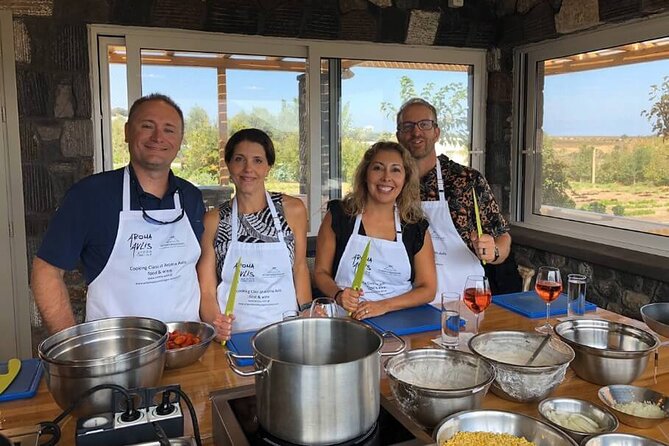 Private Santorini Cooking Class & Wine Tasting Tour - Santo Winery: assyrtiko and nykteri in a caldera-focused setting