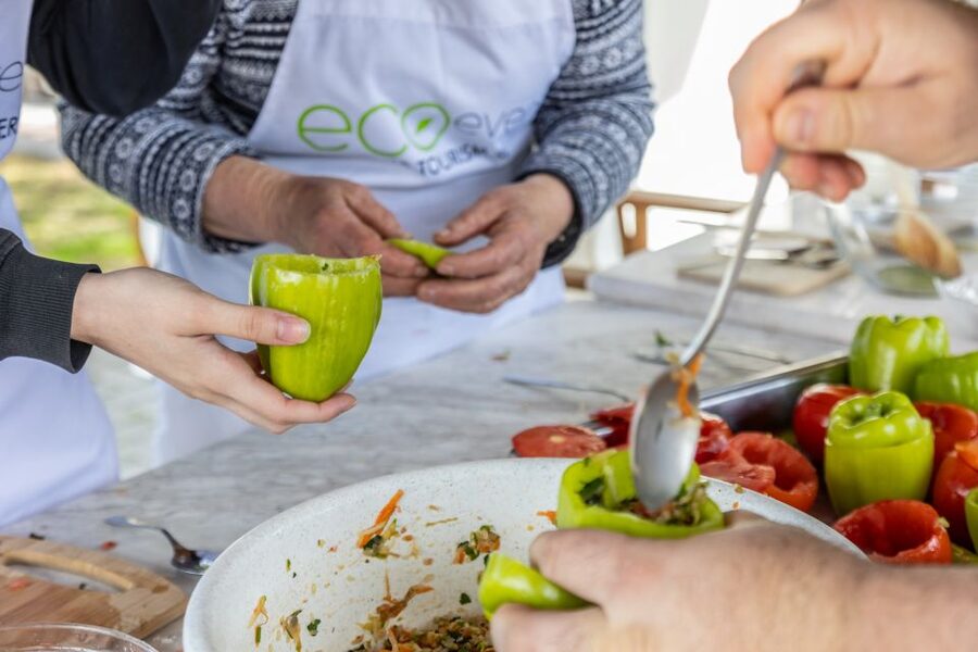 Rethymno: Authentic Cooking Class with a Local - Getting Food Into the Wood-Fired Oven, Then Finishing Outdoors